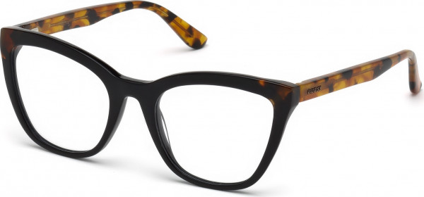 Guess GU2674 Eyeglasses, 005 - Shiny Black / Blonde Havana