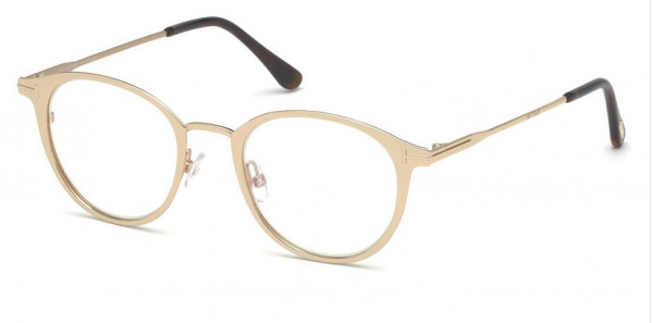 Tom Ford FT5528-B Eyeglasses, 029 - Shiny Rose Gold