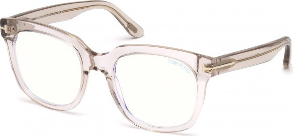 Tom Ford FT5537-B Eyeglasses, 072 - Shiny Light Pink / Shiny Light Pink