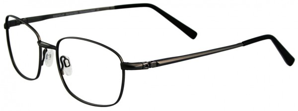 EasyClip O1053 Eyeglasses, SHINY CHOCOLATE BROWN