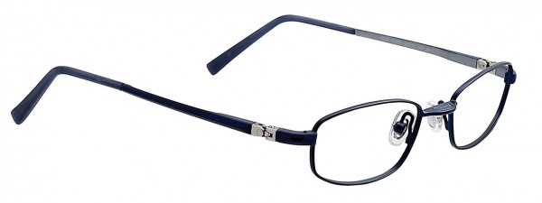 EasyClip O1057 Eyeglasses, SATIN DARK BLUE