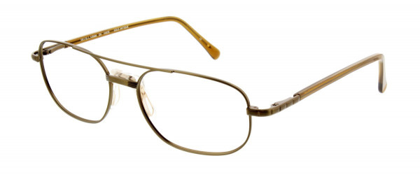 ClearVision VINCE II Eyeglasses, Gold Antique