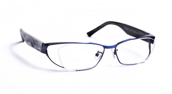 J.F. Rey JF2840 Eyeglasses, AF JF2840 2510 BRUSHED BLUE/GREY/BLUE (2510)