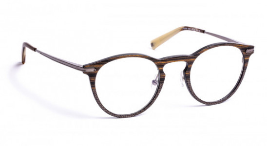 J.F. Rey JF2836 Eyeglasses, WOOD/CARBON BROWN/SILVER (0590)