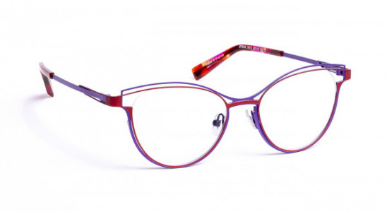 J.F. Rey JF2832 Eyeglasses, RED / PURPLE (3070)