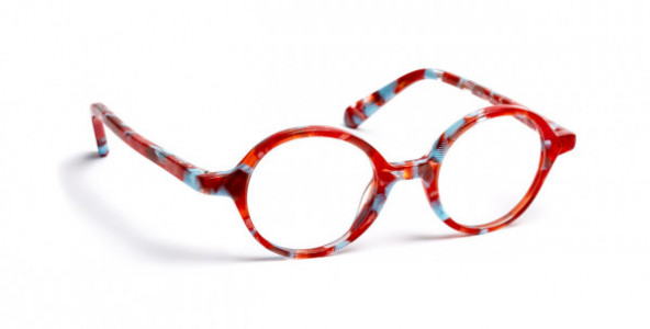 J.F. Rey TIPI Eyeglasses, FLOWER RED/BLUE 4/6 MIXT (3525)