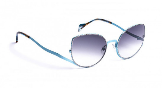 Boz by J.F. Rey HONEY250 Eyeglasses, HONEY 2505 SUNGLASS BLUE SKY / RUTHENIUM (5SOL)