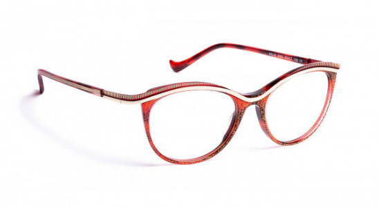 Boz by J.F. Rey HELIX Eyeglasses, RED SPARKLING DEMI / GOLD – RED (3050)