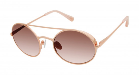 Kate Young K556 Sunglasses, Rose Gold (RGD)