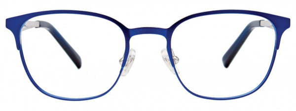 Takumi TK1099 Eyeglasses, 050 - Satin Blue & Silver
