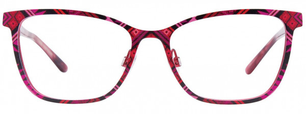 Takumi TK1097 Eyeglasses, 030 - Red & Multi