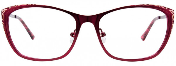 Takumi TK1090 Eyeglasses, 030 - Satin Burgundy & Light Pink