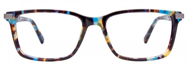 Takumi TK1080 Eyeglasses, 050 - Demi Blue & Steel