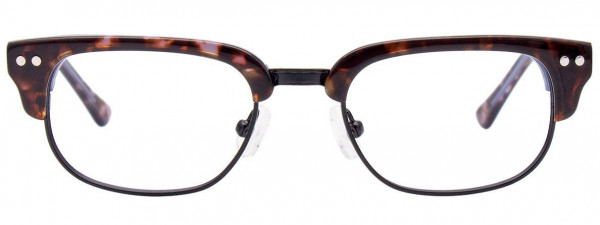 Takumi TK1069 Eyeglasses, 010 - Brown & Crystal & Black & Blue