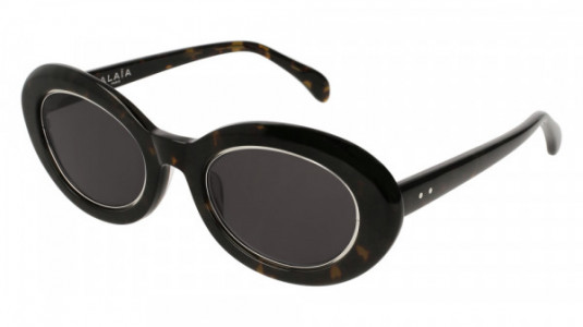 Azzedine Alaïa AA0006S Sunglasses, 002 - HAVANA with GREY lenses