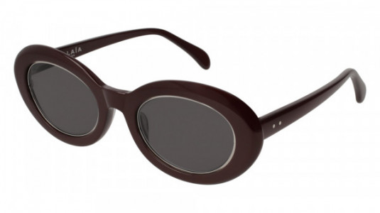 Azzedine Alaïa AA0006S Sunglasses, 004 - BURGUNDY with GREY lenses