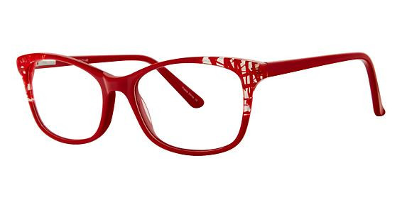 Vivian Morgan 8074 Eyeglasses, Red