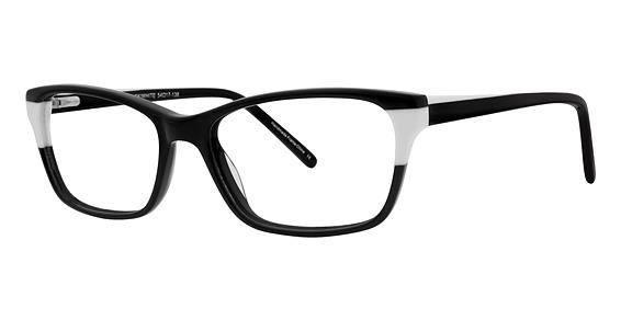 Vivian Morgan 8070 Eyeglasses, Black/White