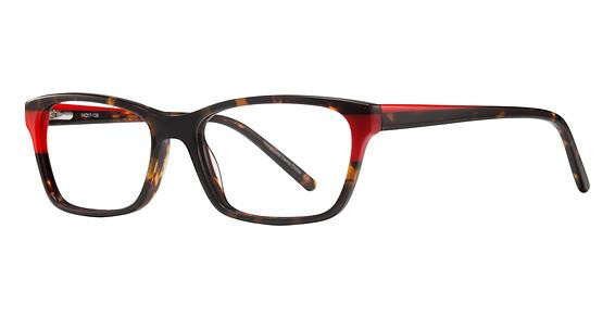 Vivian Morgan 8070 Eyeglasses, Tprtpose/Red