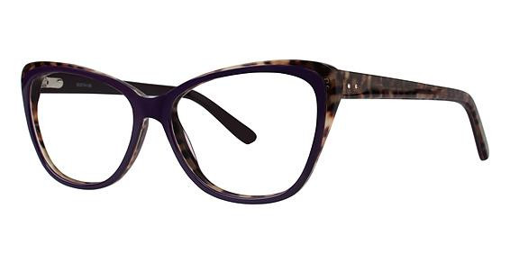 Vivian Morgan 8058 Eyeglasses, Plum/Leopard