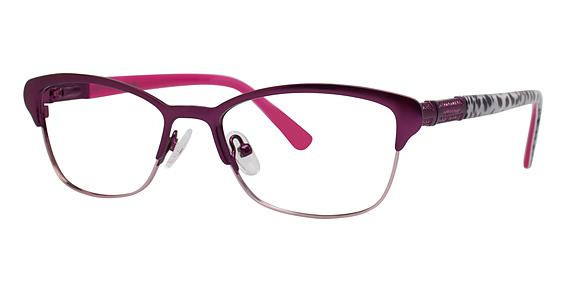 Vivian Morgan 8055 Eyeglasses, Plum Leopard