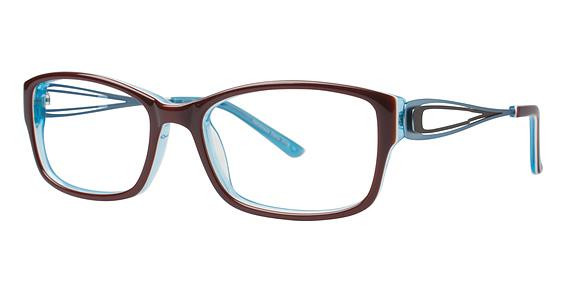 Vivian Morgan 8048 Eyeglasses, Brown/Turquoise