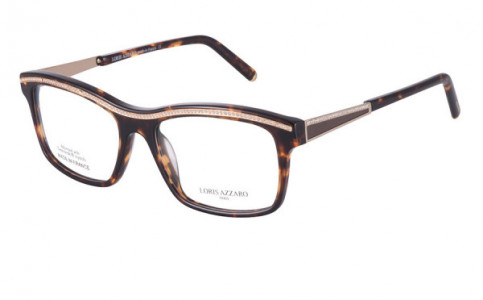 Azzaro AZ35058 Eyeglasses, C1 BLACK/STRASS