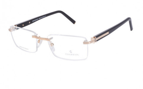 Charriol PC75010 Eyeglasses, C1 GOLD/BLACK