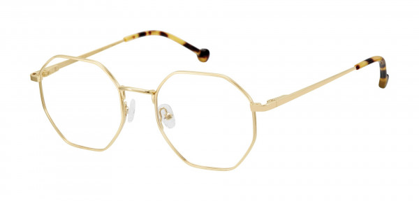 Colors In Optics C1099 CHARLESTON Eyeglasses, GLD GOLD