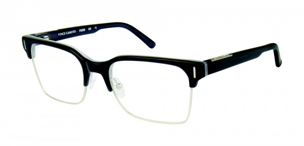 Vince Camuto VG205 Eyeglasses, OX BLACK OVER HORN