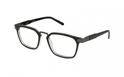 Spine SP 1026 Eyeglasses, 070 Black/Crystal