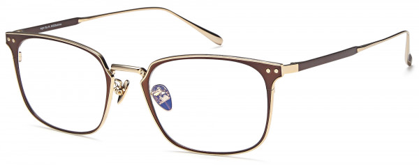 AGO AGO 1001 Eyeglasses, 03-Brown/Gold