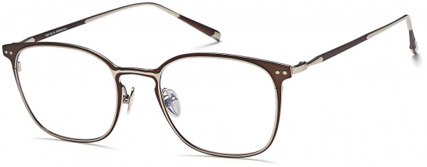 AGO MF90010 Eyeglasses, 03-Brown/Silver