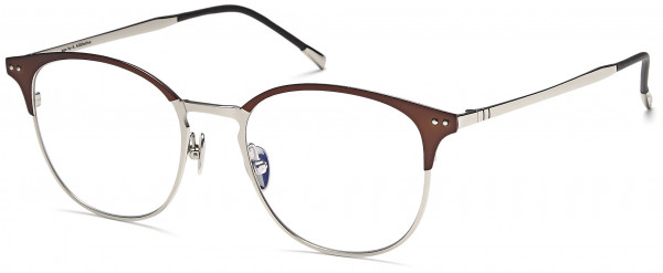 AGO MF90004 Eyeglasses, 03-Brown/Silver