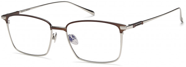 AGO MF90002 Eyeglasses, 03-Brown/Silver