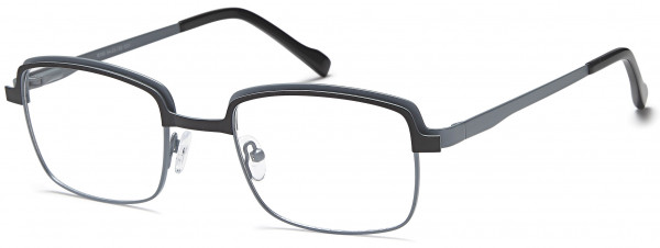 BIGGU B785 Eyeglasses, 01-Black/Grey