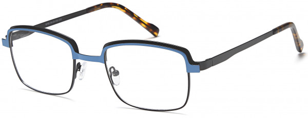 BIGGU B785 Eyeglasses, 02-Blue/Black