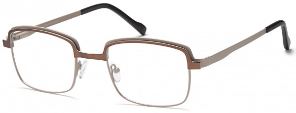 BIGGU B785 Eyeglasses, 03-Brown/Tan