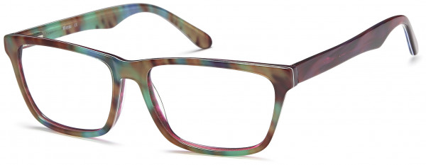 BIGGU B769 Eyeglasses, 02-Rainbow Multi/Wine