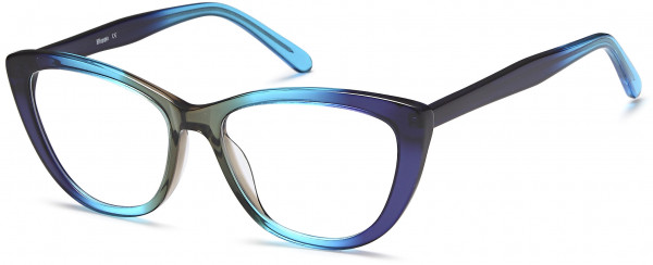BIGGU B776 Eyeglasses, 01-D. Blue/Sky Blue/Grey
