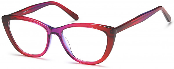 BIGGU B776 Eyeglasses, 03-Wine/ Red/ Purple