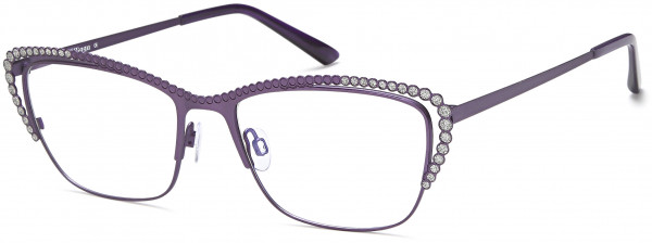 BIGGU B777 Eyeglasses, 02-Purple/Silver