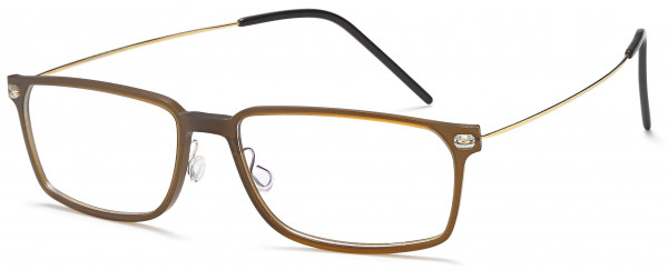 BIGGU B754 Eyeglasses, 02-Brown/Gold