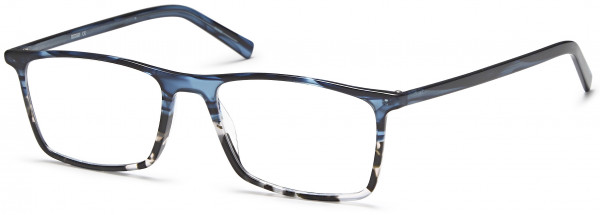 BIGGU B772 Eyeglasses, 01-Blue/ Black Havana