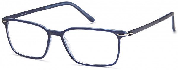 BIGGU B771 Eyeglasses, 03-Blue/Matt Blue