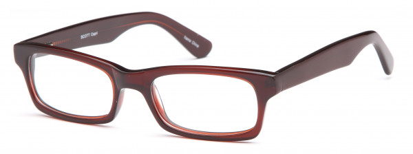 Traditional Plastics SCOTT Eyeglasses, Brown