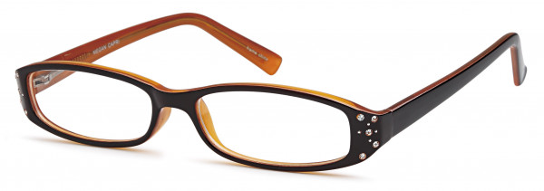 Traditional Plastics MEGAN Eyeglasses, Brown