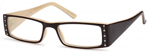 Traditional Plastics JOYCE Eyeglasses, Brown