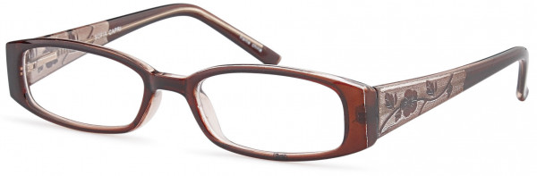 Traditional Plastics SOFIA Eyeglasses, Brown