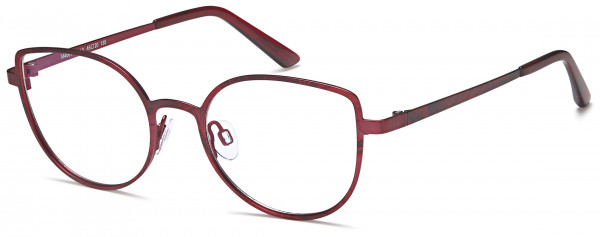Menizzi M4067 Eyeglasses, 03-Burgundy